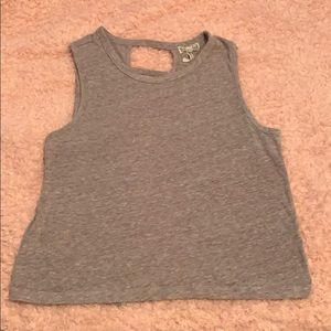 Tank top. Open back.